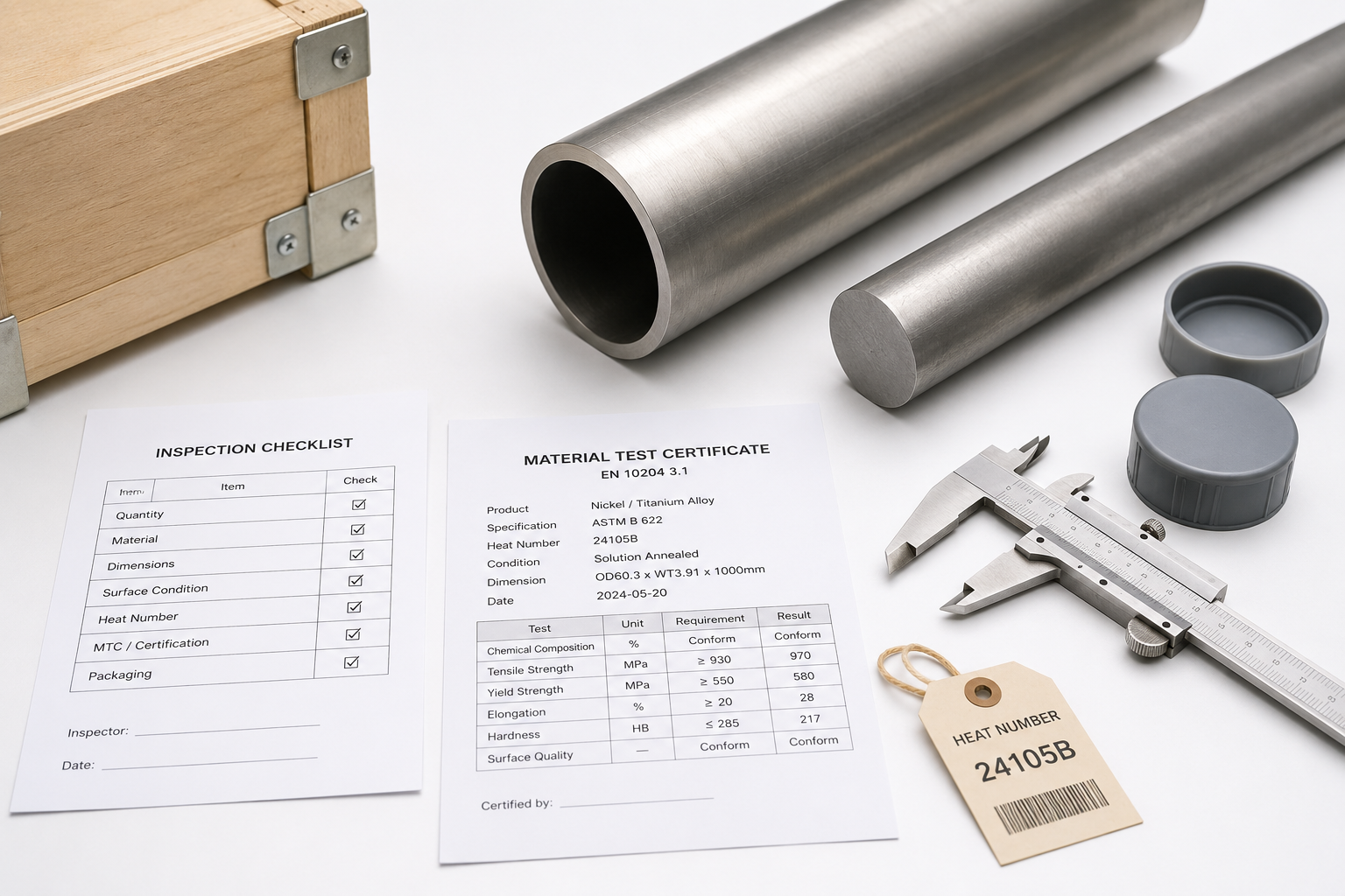 Overseas Alloy Material Inspection After Delivery